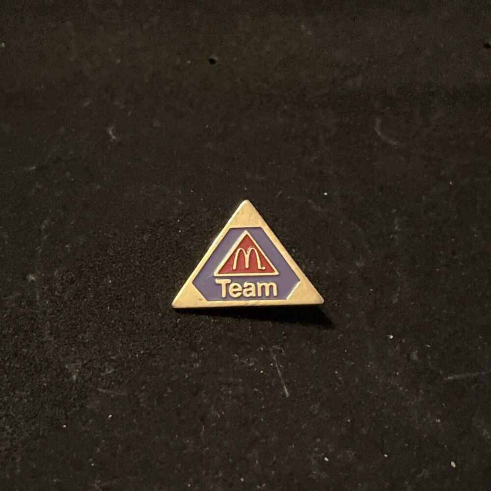 McDonald’s‎ Team Triangle Employee Lapel Hat Pin